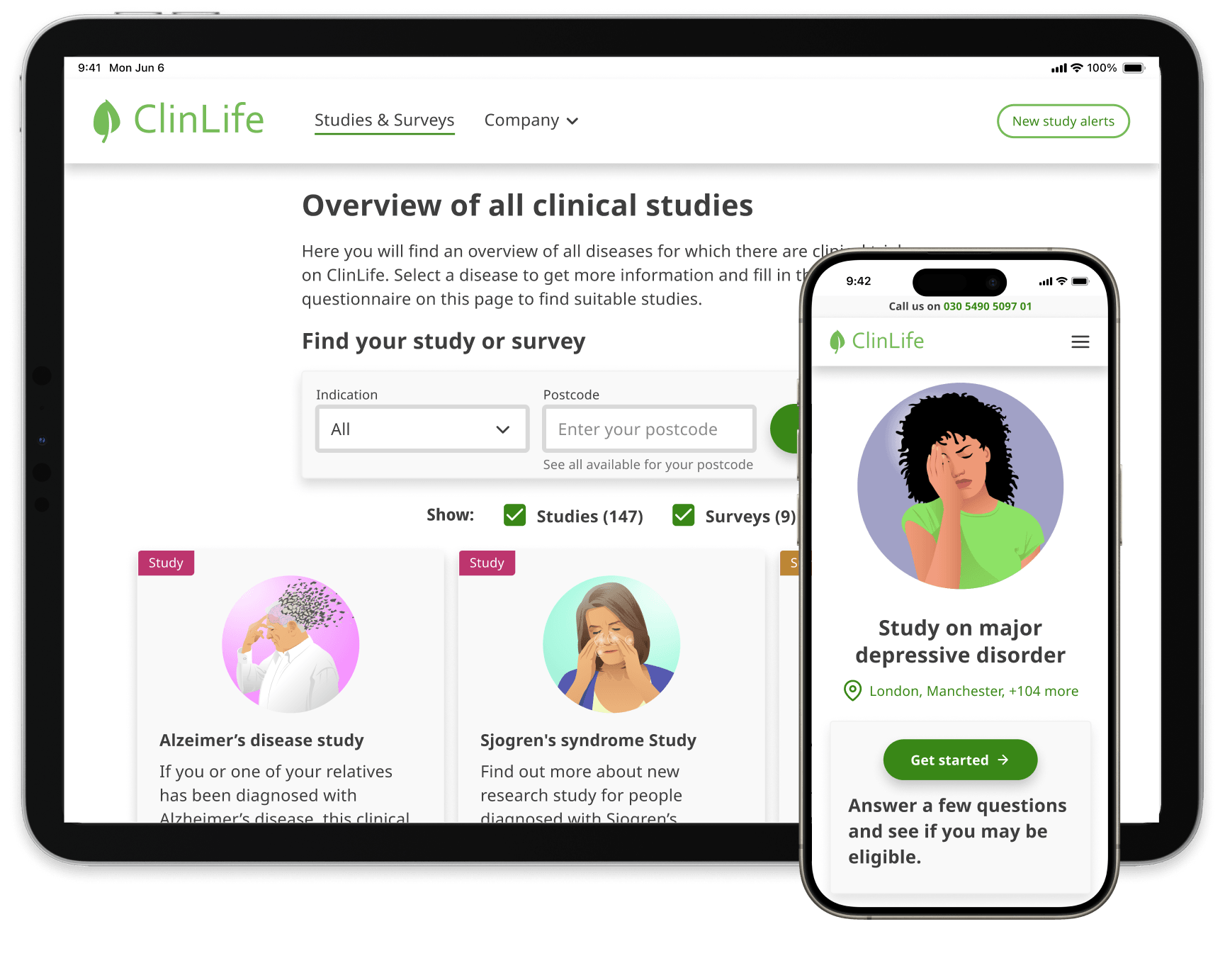 Вебсайт ClinLife – альтернативний текст